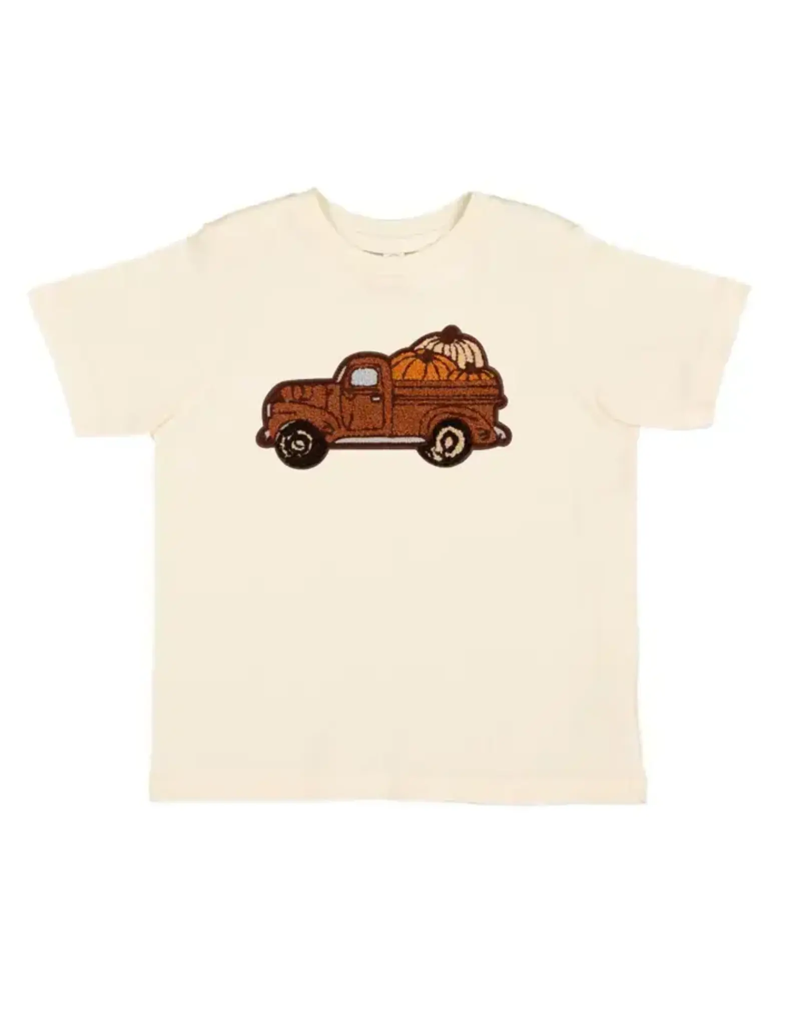Sweet Wink Sweet Wink- Fall Truck Patch S/S Shirt Natural