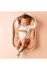 Sweet Wink Sweet Wink- Thankful Patch Varsity Thanksgiving L/S Romper