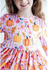 Mila & Rose Mila & Rose- Pumpkin Party 3/4 Pocket Twirl Dress