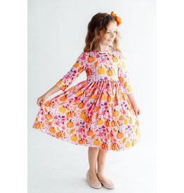 Mila & Rose Mila & Rose- Pumpkin Party 3/4 Pocket Twirl Dress