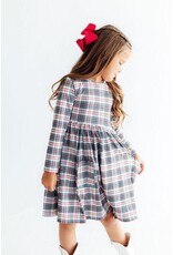 Mila & Rose Mila & Rose- Christmas Plaid L/S Pocket Twirl Dress