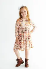 Mila & Rose Mila & Rose- Fall Harvest L/S Pocket Twirl Dress