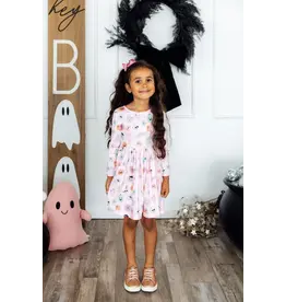 Mila & Rose Mila & Rose- Sugar Rush L/S Pocket Twirl Dress