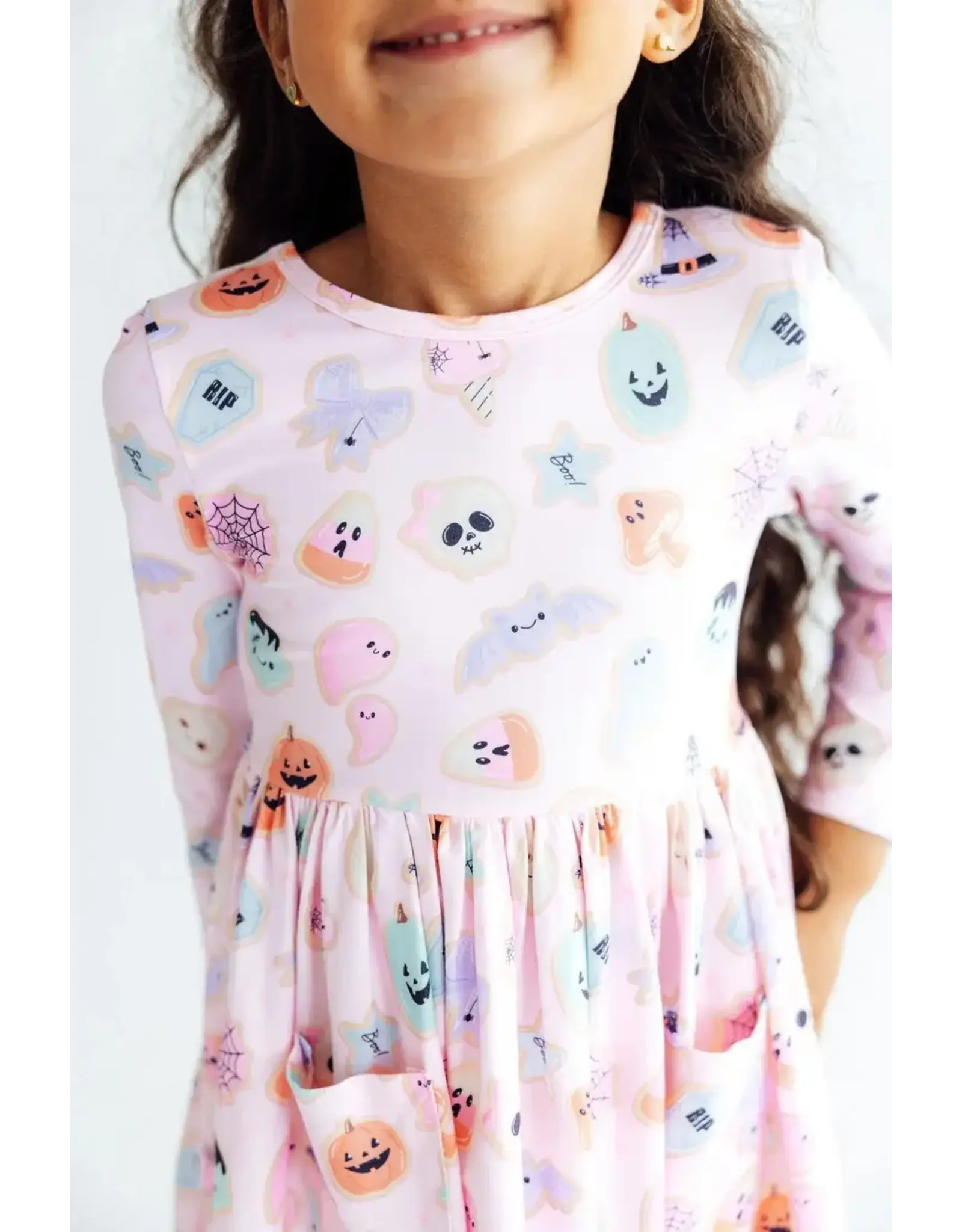 Mila & Rose Mila & Rose- Sugar Rush L/S Pocket Twirl Dress