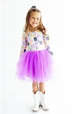 Mila & Rose Mila & Rose- Tied w/ a Boo L/S Tutu Dress