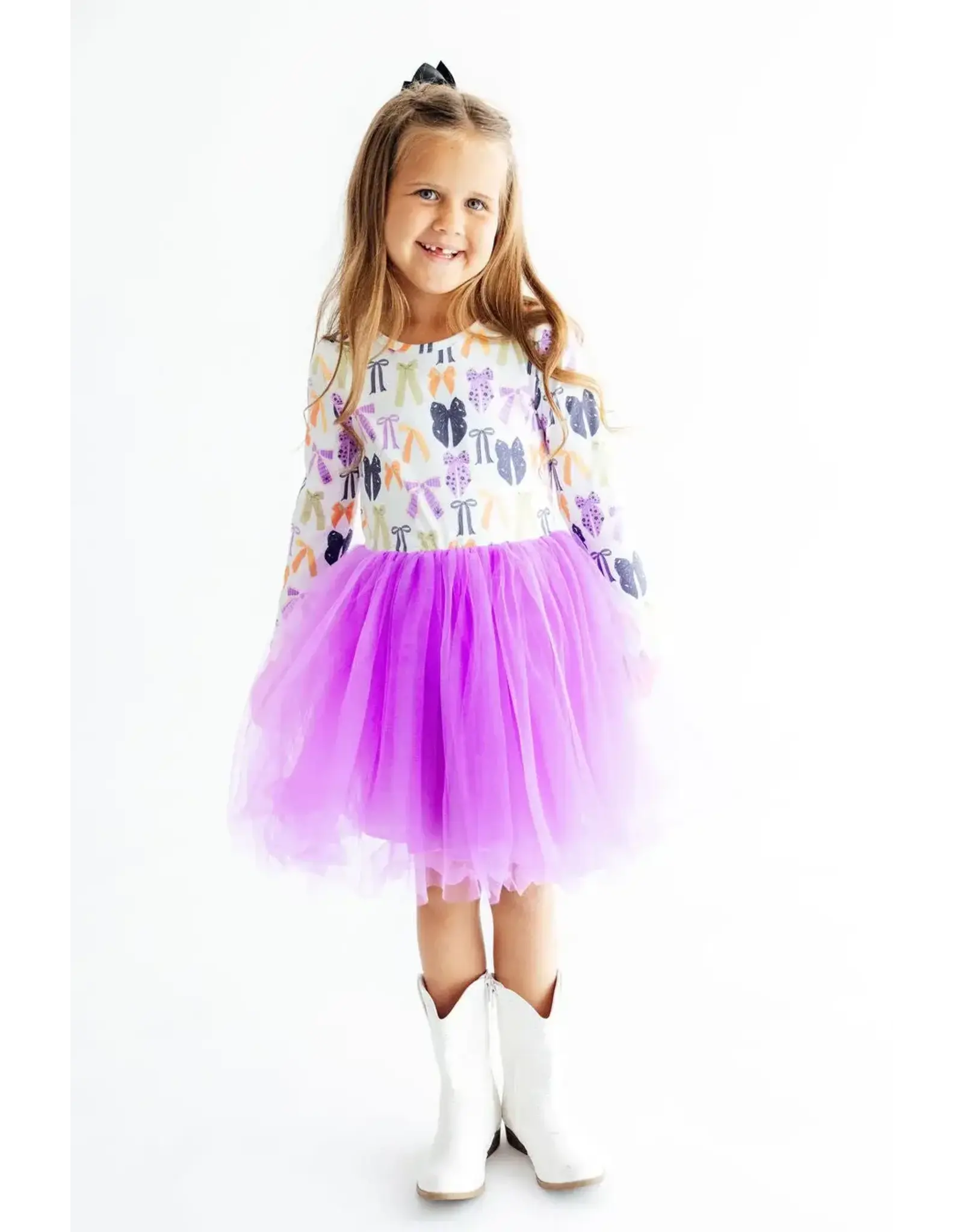 Mila & Rose Mila & Rose- Tied w/ a Boo L/S Tutu Dress