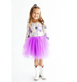 Mila & Rose Mila & Rose- Tied w/ a Boo L/S Tutu Dress