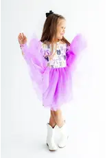 Mila & Rose Mila & Rose- Tied w/ a Boo L/S Tutu Dress