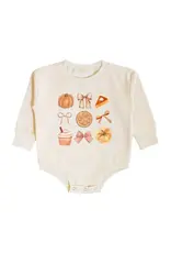 Sweet Wink Sweet Wink- Thankful Cutie Thanksgiving L/S Romper