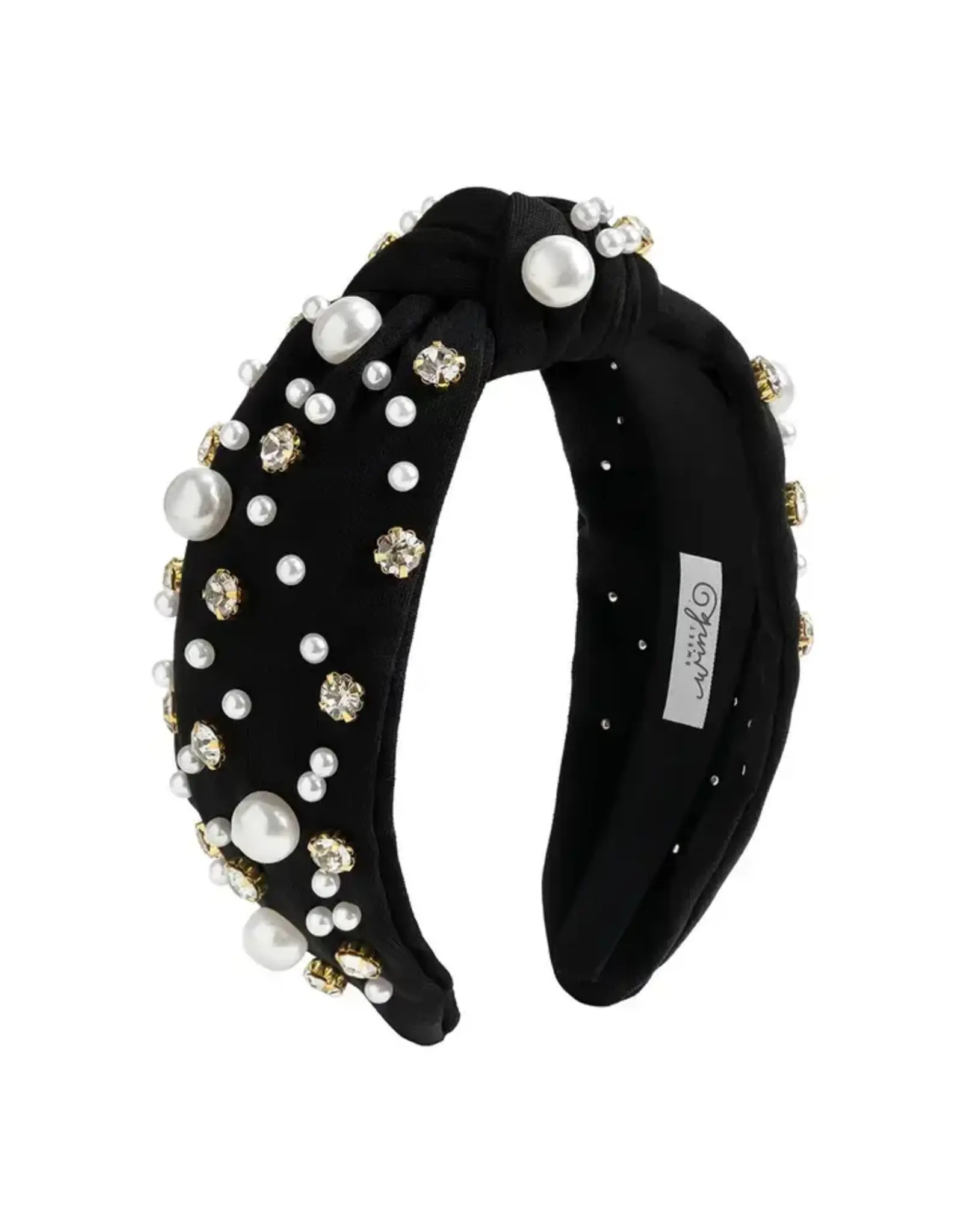 Sweet Wink Sweet Wink- Black Pearl Gemstone Headband