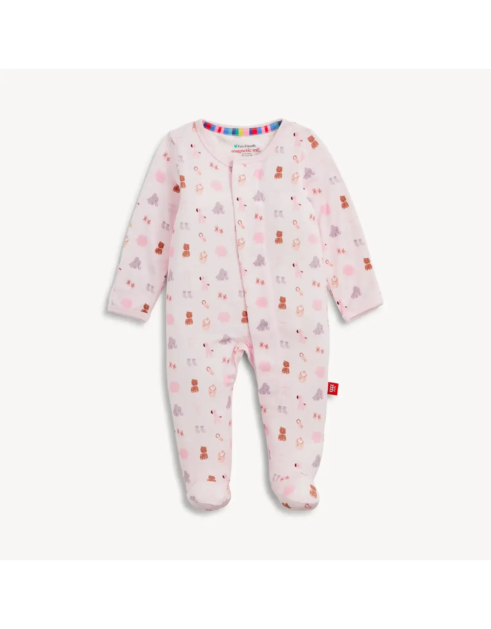 Magnetic Me Magnetic Me- Pink Nursery Nostalgia Modal Magnetic Footie