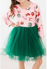 Mila & Rose Mila & Rose- Deck the Halls L/S Tutu Dress
