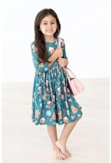 Mila & Rose Mila & Rose- Gingerbread House Pocket Twirl Dress