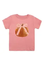 Sweet Wink Sweet Wink- Coquette Pumpkin Sequin Patch S/S Shirt