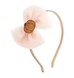 Sweet Wink Sweet Wink- Pumpkin Tulle Bow Headband