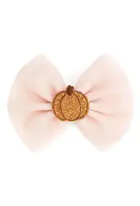 Sweet Wink Sweet Wink-  Pumpkin Tulle Bow Clip