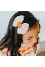 Sweet Wink Sweet Wink-  Pumpkin Tulle Bow Clip