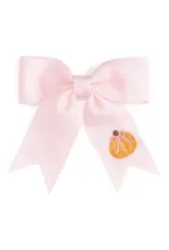 Sweet Wink Sweet Wink-  Pumpkin Embroidered Bow Clip