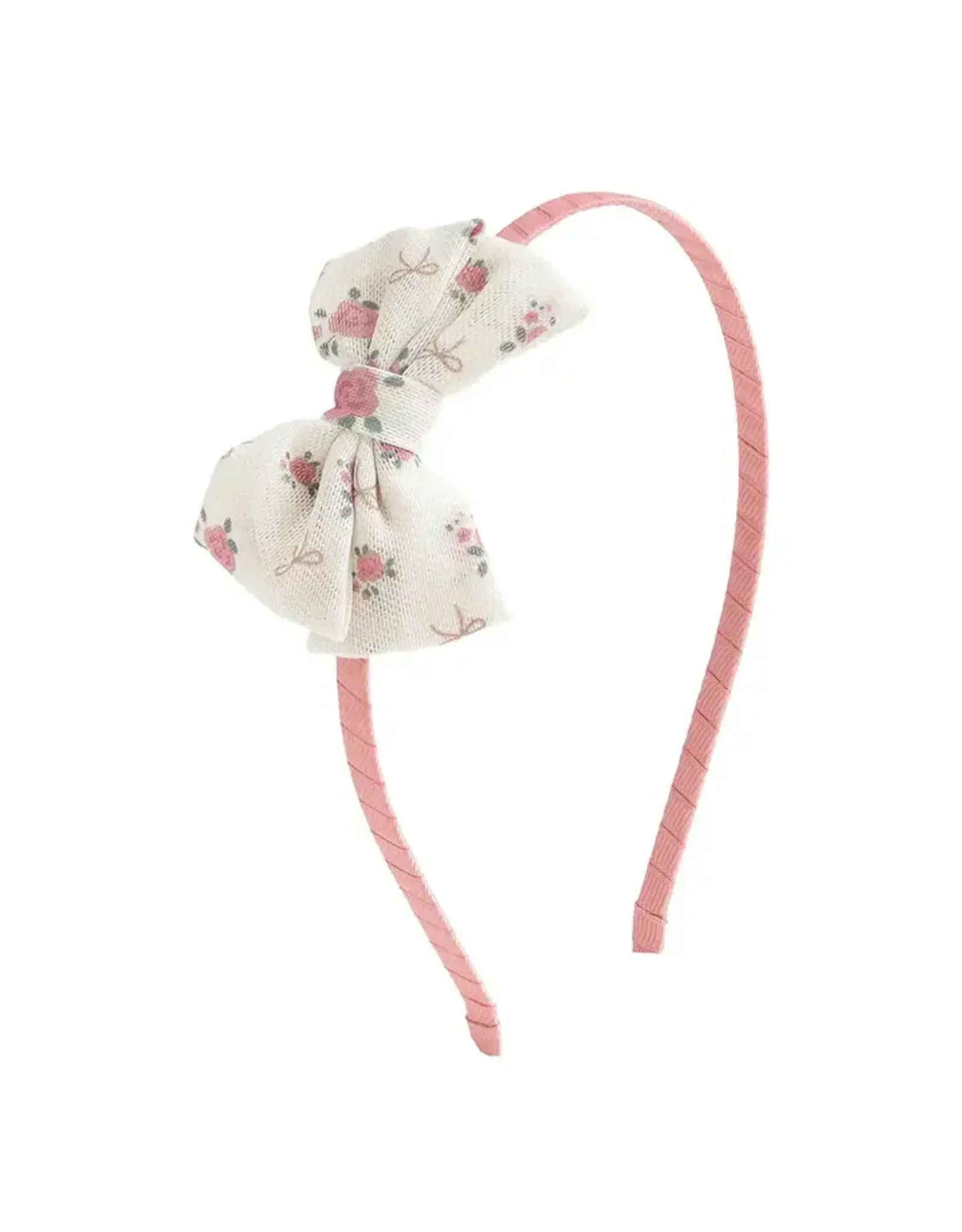 Sweet Wink Sweet Wink-  Coquette Rose Tulle Bow Headband