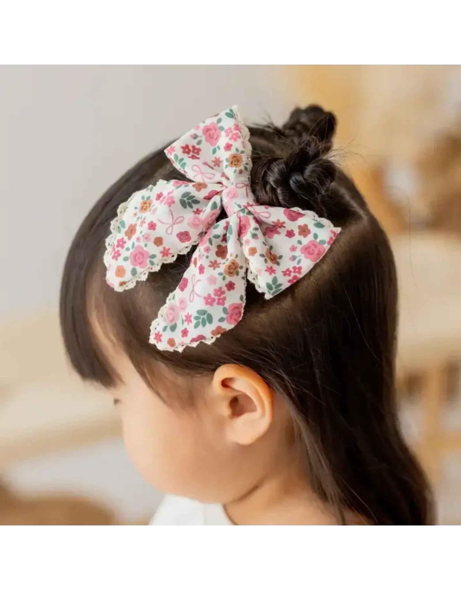 Sweet Wink Sweet Wink-  Berry Floral Bow Clip