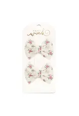 Sweet Wink Sweet Wink-  Coquette Rose Tulle Bow Clip Set