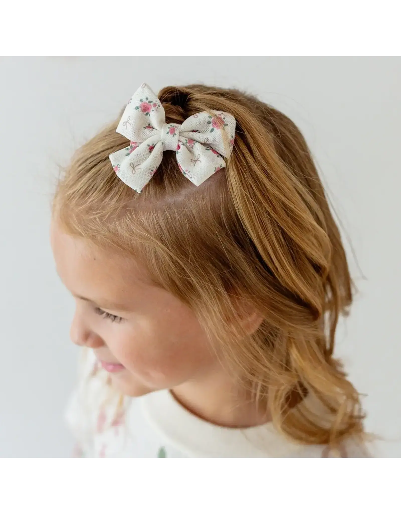 Sweet Wink Sweet Wink-  Coquette Rose Tulle Bow Clip Set