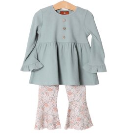 Millie Jay Millie Jay- Faded Botanical Bell Bottom Set