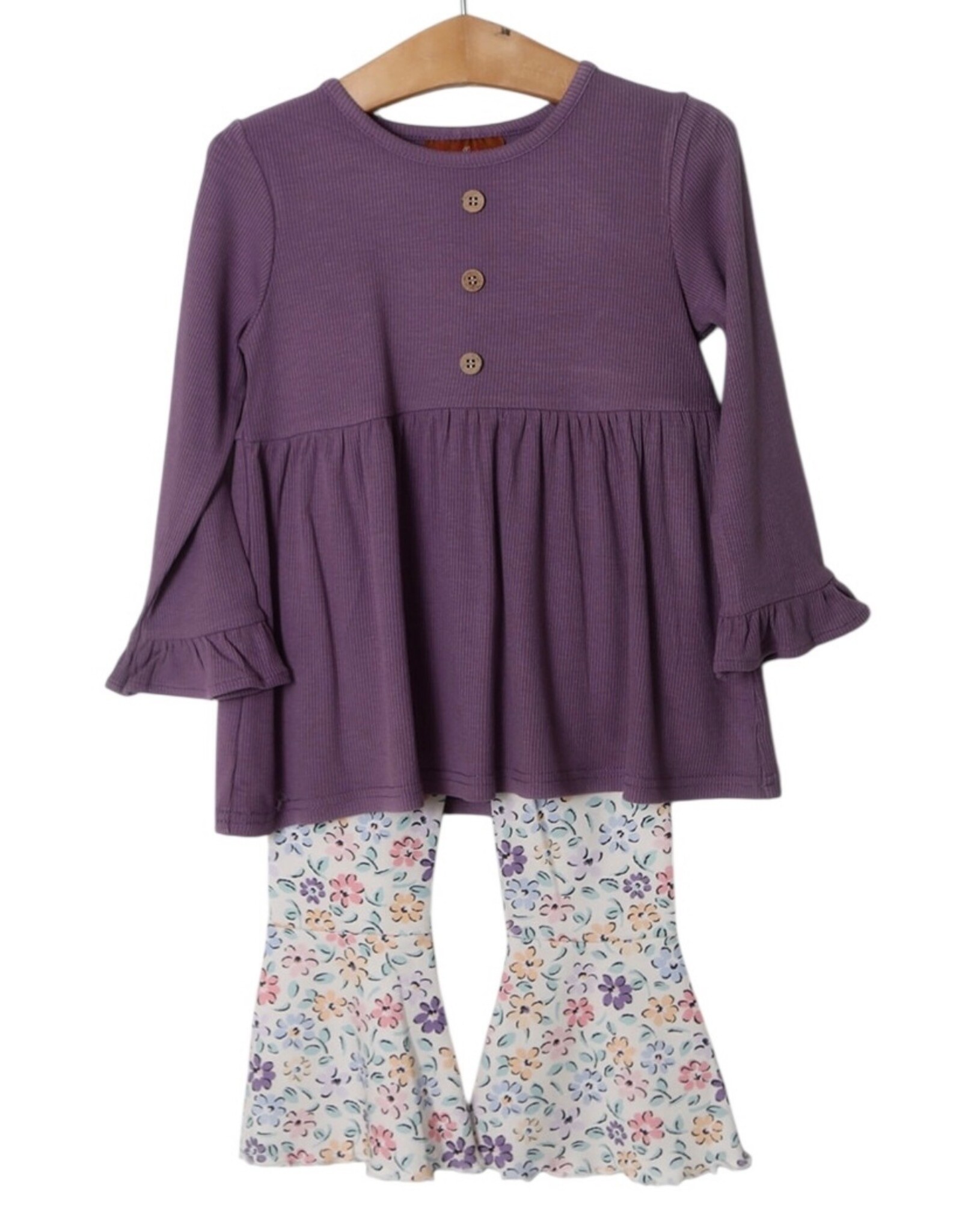 Millie Jay Millie Jay- Mini Meadow Floral Bell Bottom Set