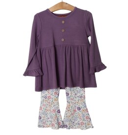 Millie Jay Millie Jay- Mini Meadow Floral Bell Bottom Set