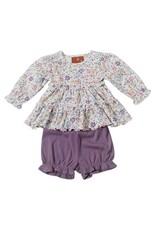 Millie Jay Millie Jay- Mini Meadow Floral Bloomer Set