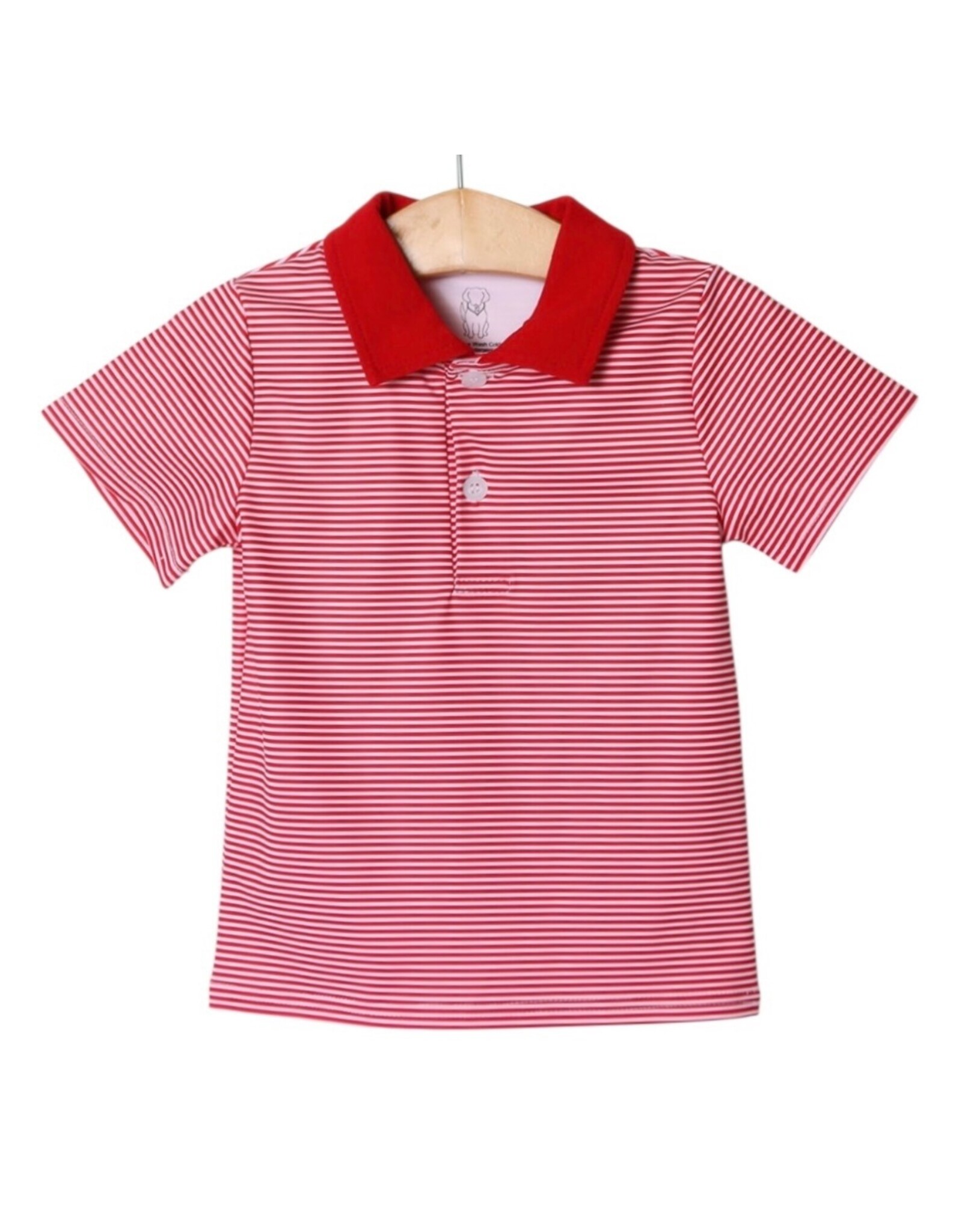 Millie Jay Millie Jay- Dawson SS Polo: Red Stripe