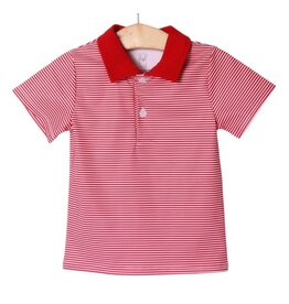 Millie Jay Millie Jay- Dawson SS Polo: Red Stripe