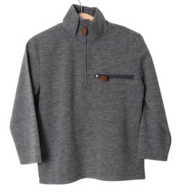 Millie Jay Millie Jay- Kingston 1/4 Zip Pullover: Grey