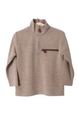 Millie Jay Millie Jay- Kingston 1/4 Zip Pullover: Tan