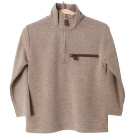 Millie Jay Millie Jay- Kingston 1/4 Zip Pullover: Tan