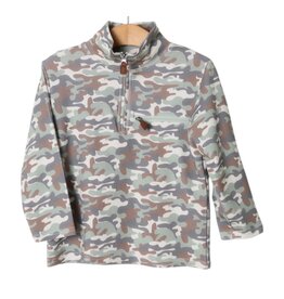 Millie Jay Millie Jay- Kingston 1/4 Zip Pullover: Camo