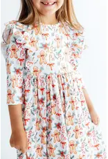 Mila & Rose Mila & Rose- Gingerbread Lane Ruffle Twirl Dress