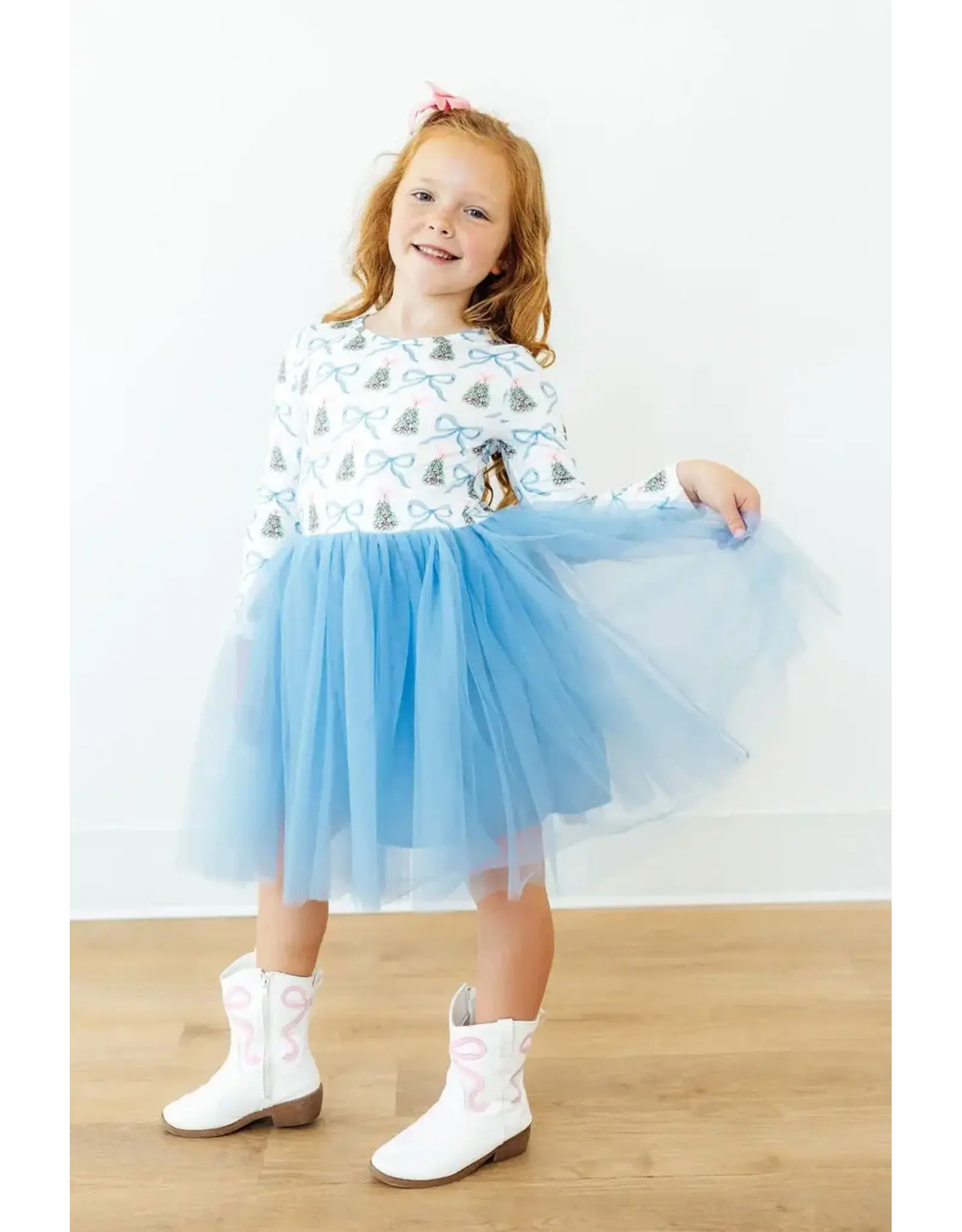 Mila & Rose Mila & Rose- Coquette Christmas L/S Tutu Dress