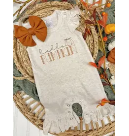 Wonderfully Made Wonderfully Made- Hello Pumpkin Ruffle Romper