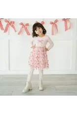 Sweet Wink Sweet Wink- Candy Cane Confetti Christmas L/S Tutu Dress