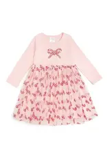Sweet Wink Sweet Wink- Candy Cane Confetti Christmas L/S Tutu Dress
