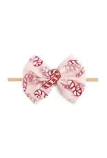 Sweet Wink Sweet Wink- Candy Cane Confetti Christmas Tulle Soft Headband
