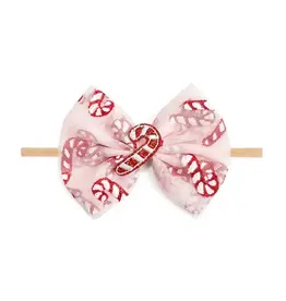 Sweet Wink Sweet Wink- Candy Cane Confetti Christmas Tulle Soft Headband