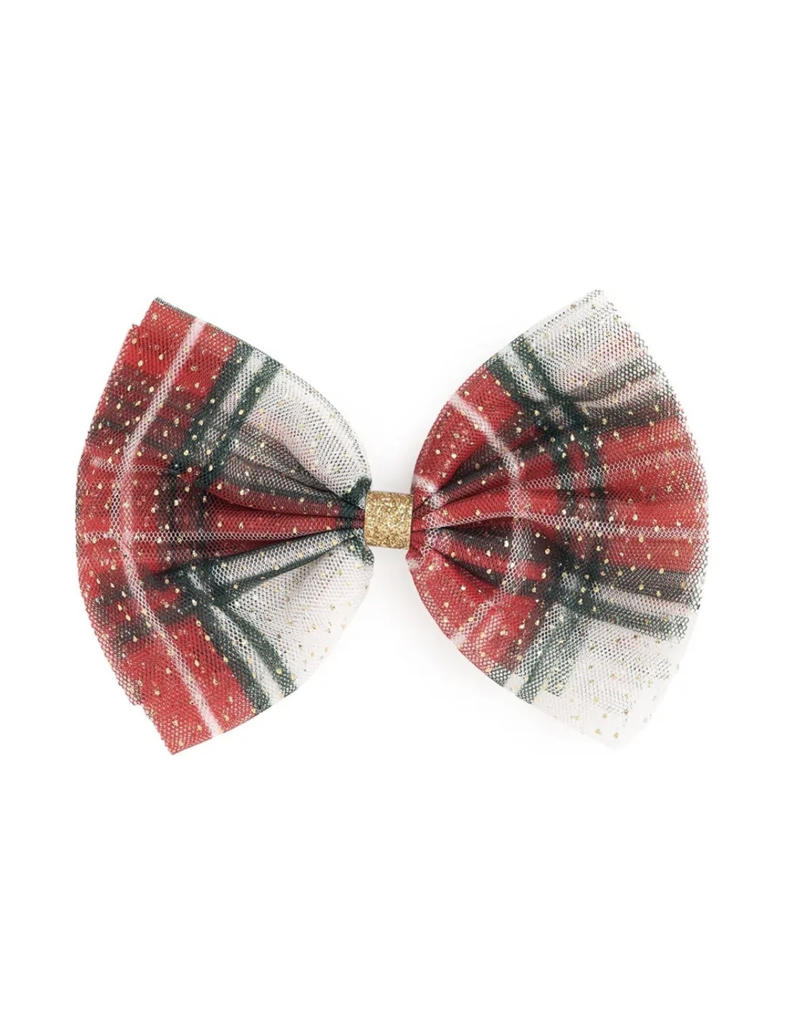 Sweet Wink Sweet Wink- Christmas Bow Plaid Clip