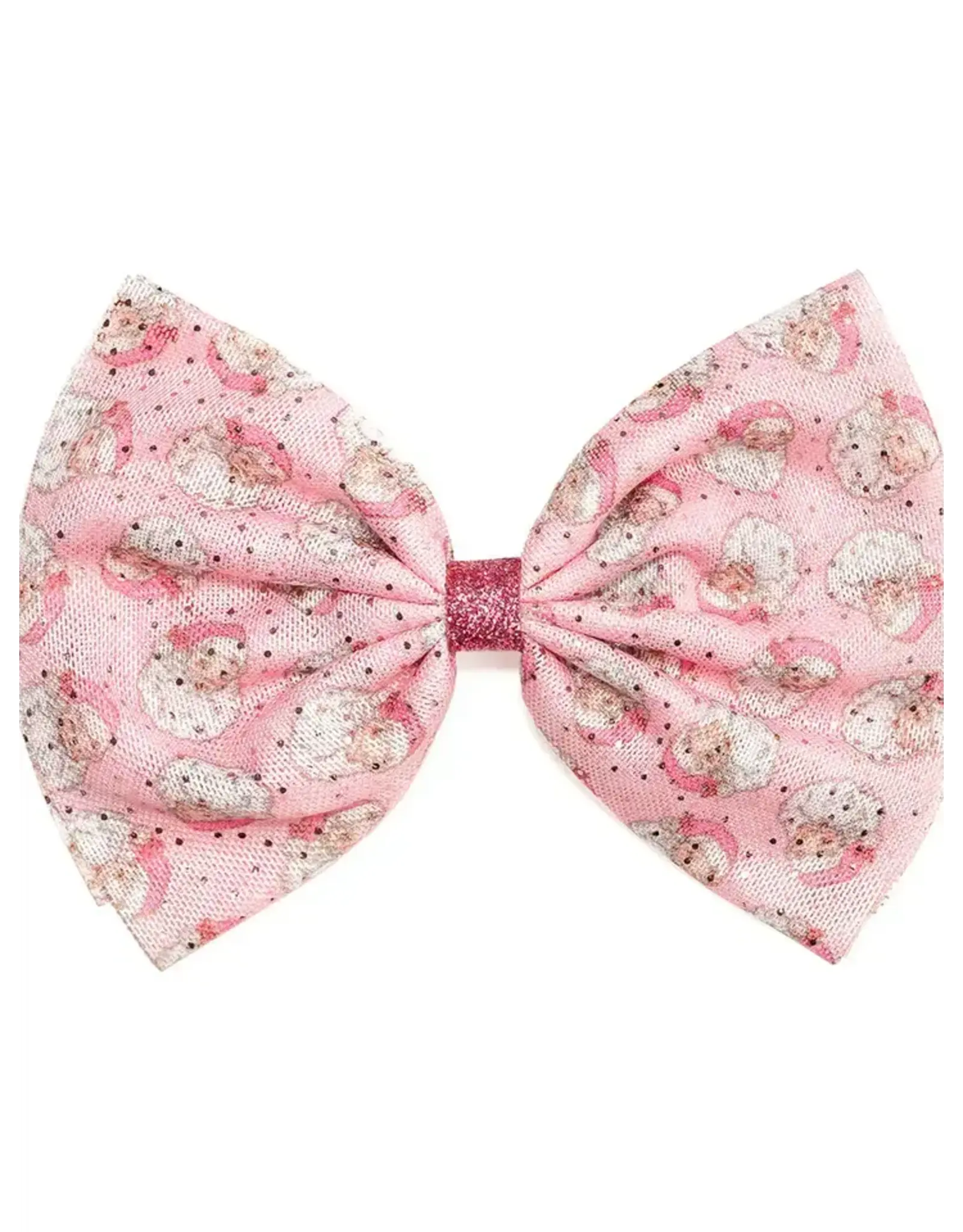 Sweet Wink Sweet Wink- Retro Santa Christmas Tulle Bow Clip