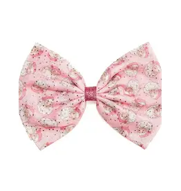 Sweet Wink Sweet Wink- Retro Santa Christmas Tulle Bow Clip