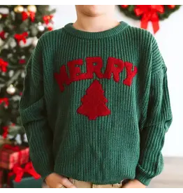 Sweet Wink Sweet Wink-  Merry Patch Christmas Knit Sweater