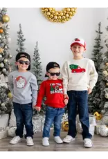 Sweet Wink Sweet Wink- Tis the Season Patch Christmas Sweatshirt