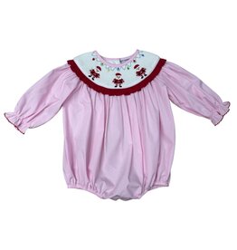 Three Sisters Three Sisters- Merry & Bright Smocked Bubble