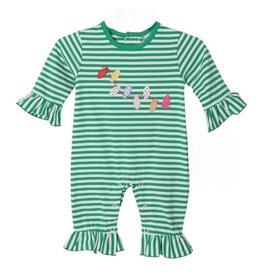 Three Sisters Three Sisters- Christmas Lights Girls Romper